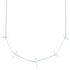 Liquid Silver Mother Of Pearl Bird Bead Necklace DX117173
